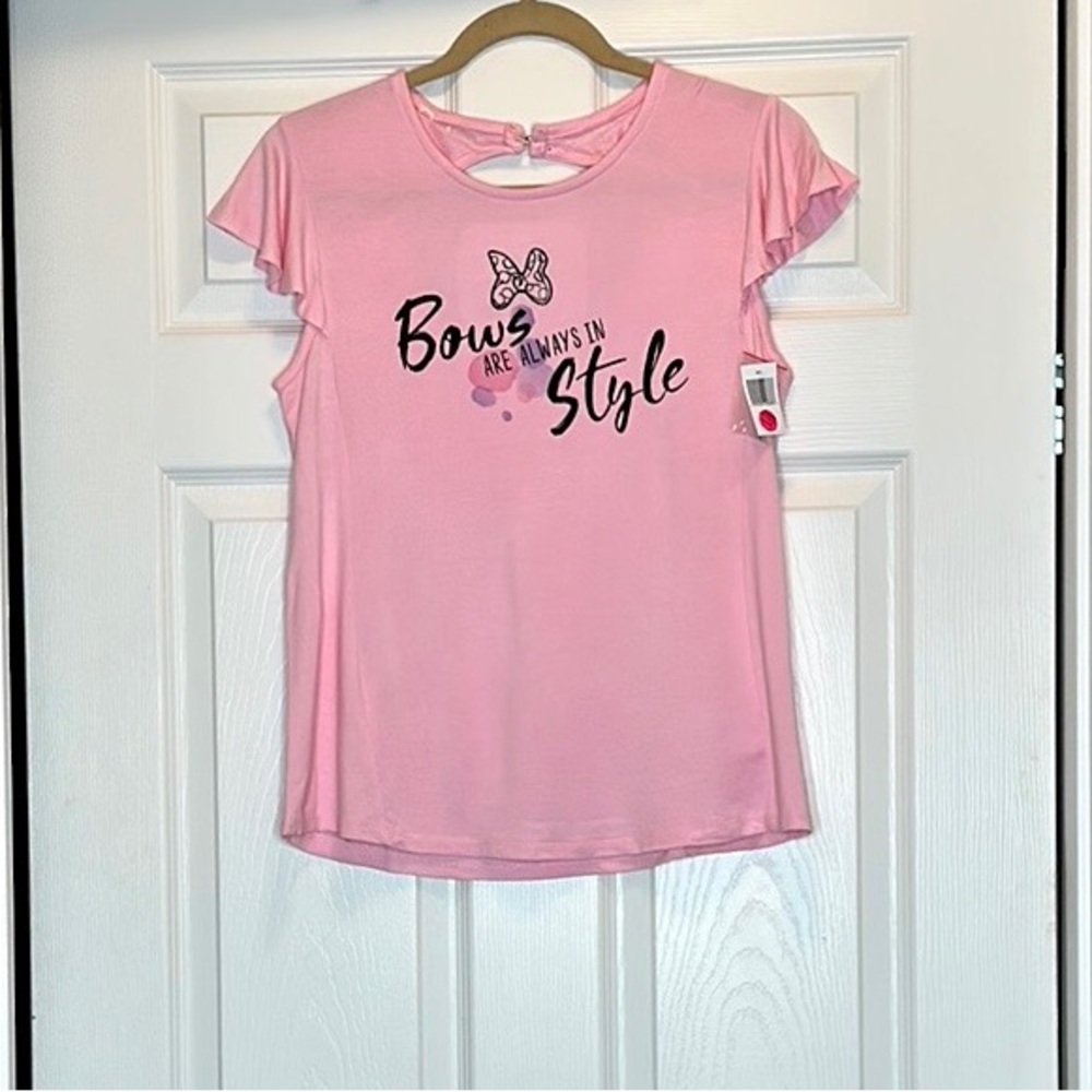 Disney Bows Are Always in Style Pink Top NWT